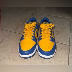 Nike Dunk UCLA Bold Blue and Yellow Sneakers